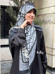 روسری ابریشم فندی