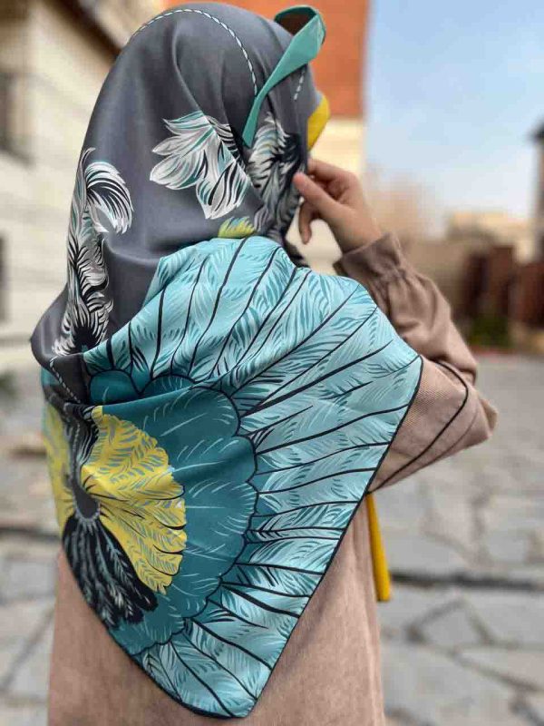 روسری ابریشم توییل مجلسی