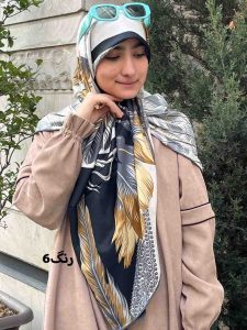 روسری ابریشم توییل مجلسی