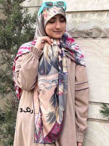 روسری ابریشم توییل مجلسی