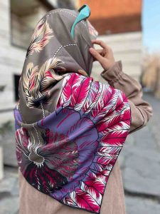 روسری ابریشم توییل مجلسی