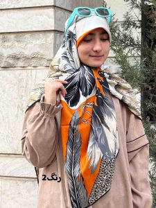 روسری ابریشم توییل مجلسی