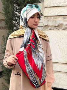 روسری ابریشم توییل مجلسی