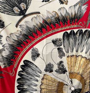 روسری ابریشم توییل مجلسی