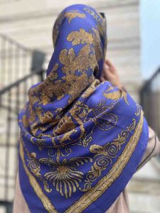 روسری نخ تویل