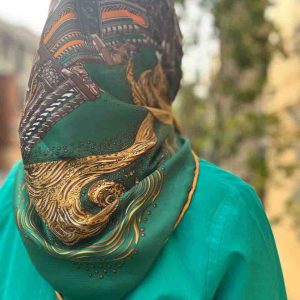 روسری ابریشم تویل قواره 90