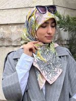 روسری ابریشم تویل 90