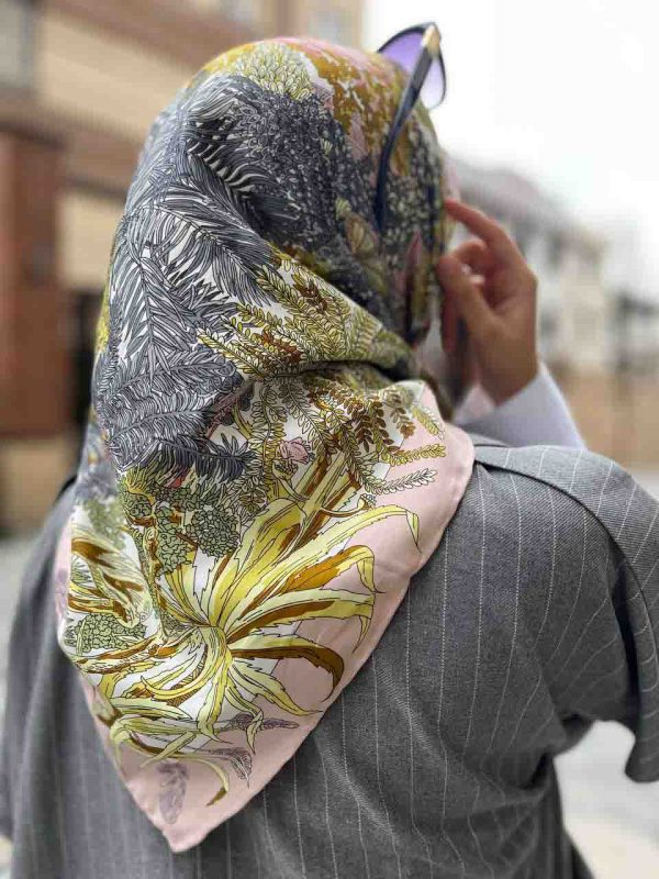 روسری ابریشم تویل 90
