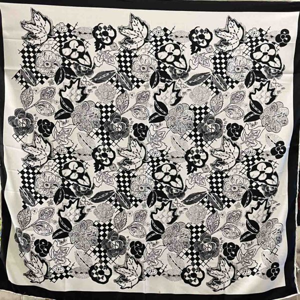 روسری ابریشم کوتاه