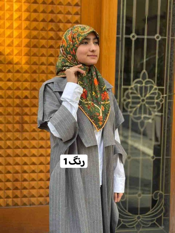 روسری ابریشم کوتاه