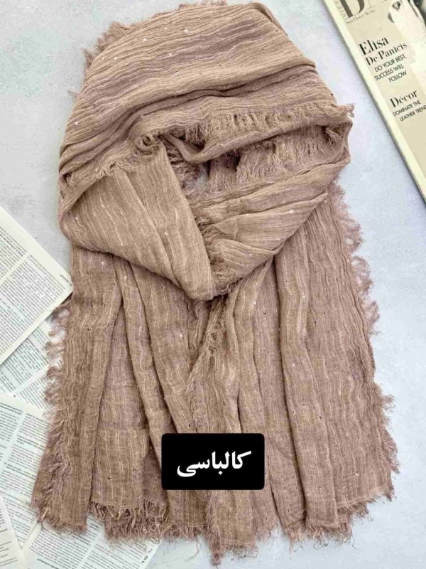 شال نخی پولکی