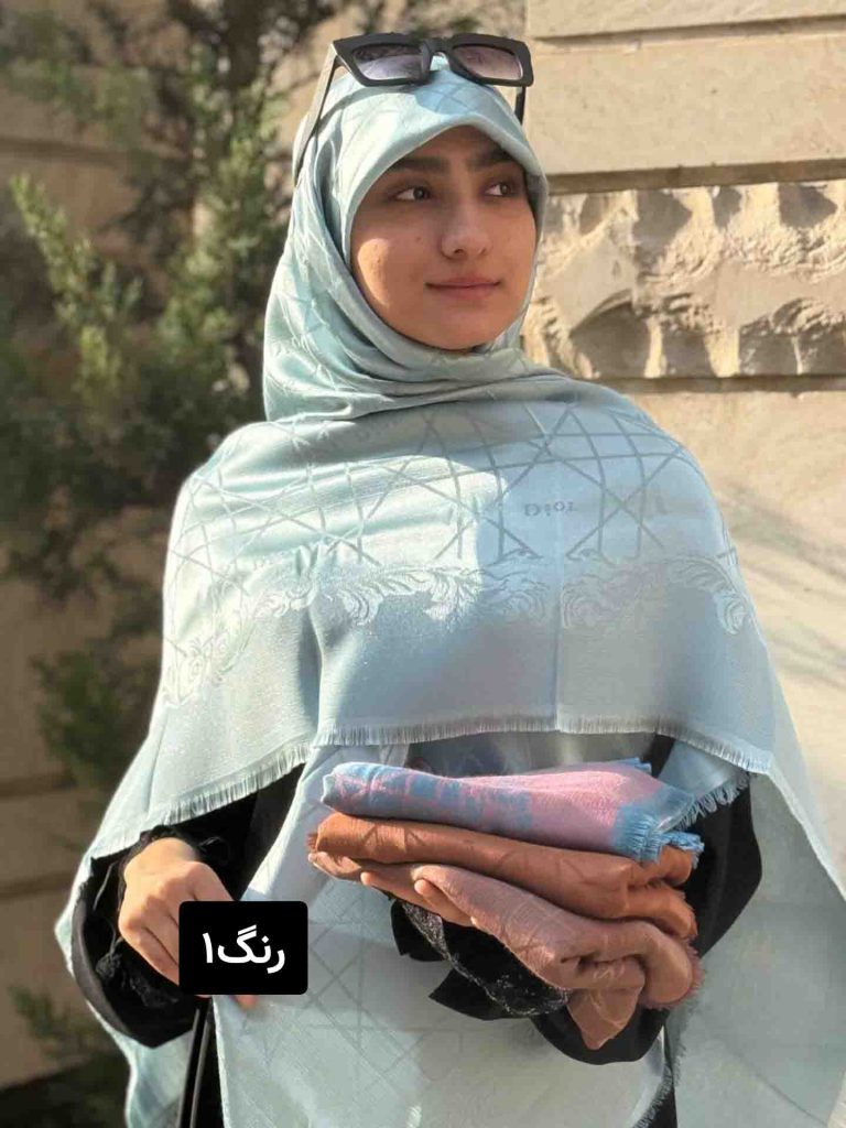 روسری ژاکارد دیور خطی