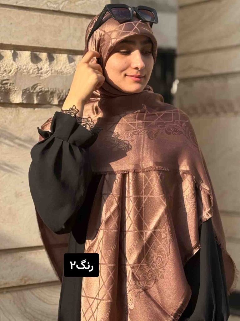 روسری ژاکارد دیور خطی