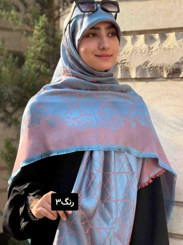 روسری ژاکارد دیور خطی