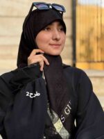 روسری ترک مشکی طلایی