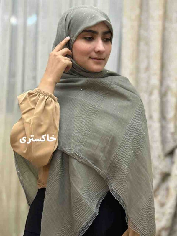 روسری پلیسه دانتل