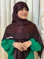 روسری ژاکارد لمه دار