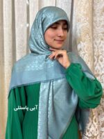 روسری ژاکارد لمه دار