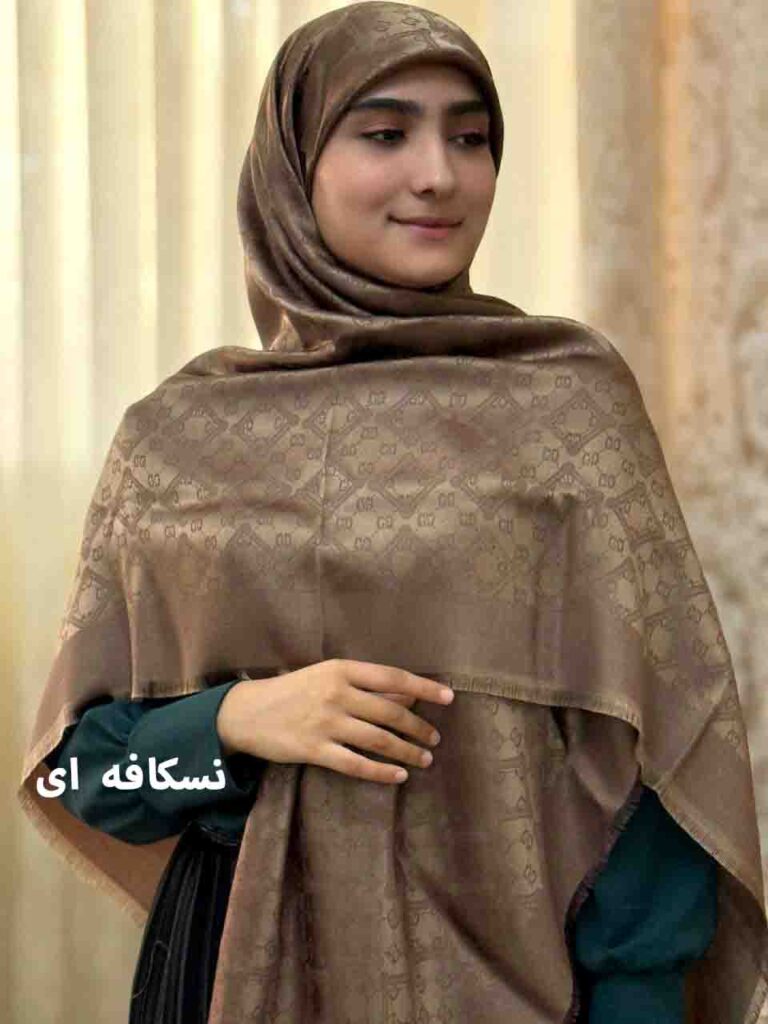 روسری لمه ژاکارد قواره 140