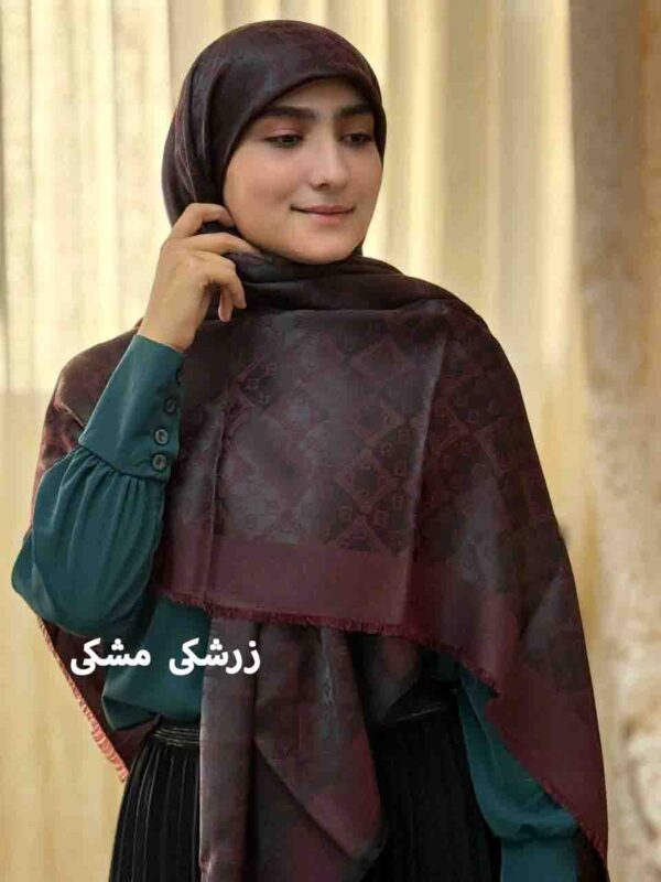 روسری لمه ژاکارد قواره 140