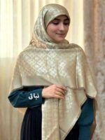 روسری لمه ژاکارد قواره 140