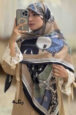 روسری ابریشم تویل ایرانی