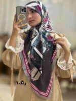 روسری ابریشم تویل ایرانی
