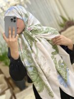 روسری ابریشم ژاکارد