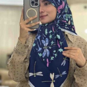 روسری ابریشم سوزنی