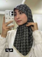 روسری ابریشم سوزنی