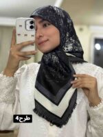 روسری ابریشم سوزنی