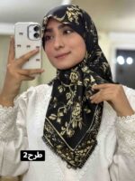 روسری ابریشم سوزنی