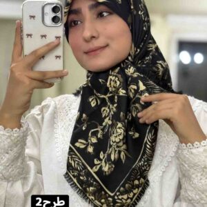 روسری ابریشم سوزنی