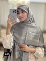 روسری ژاکارد پوست ماری