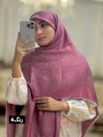 روسری ژاکارد پوست ماری