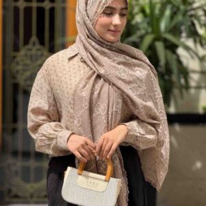 شال گوچی حاشیه دانتل
