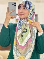 روسری ابریشم سوزنی