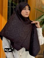 روسری ژاکارد مشکی