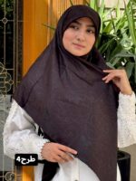 روسری ژاکارد مشکی