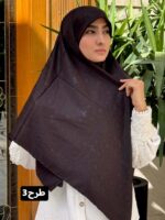 روسری ژاکارد مشکی